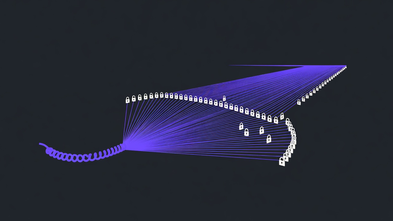 Abstract illustration accompanying The scam call got cheap before the software got good