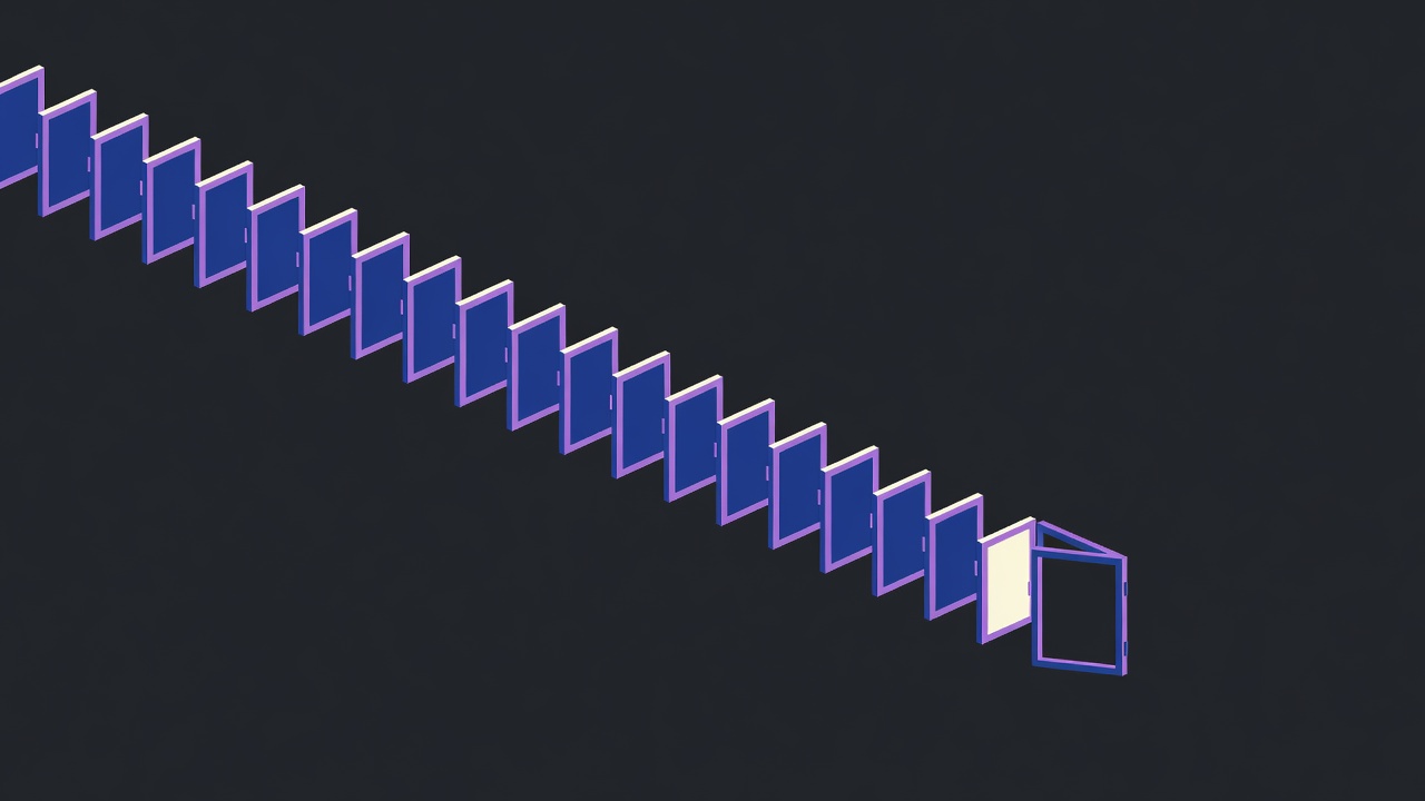 Abstract illustration accompanying The default just flipped from 'ask me first' to 'go ahead'