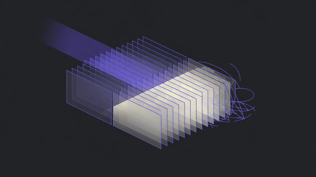 Abstract illustration accompanying The watermark arrives before the rules do