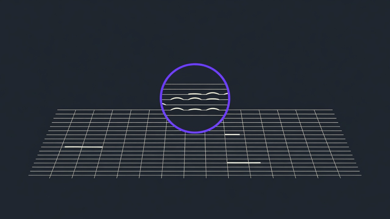 Abstract illustration accompanying The watermark arrives: your AI copy now carries a signature