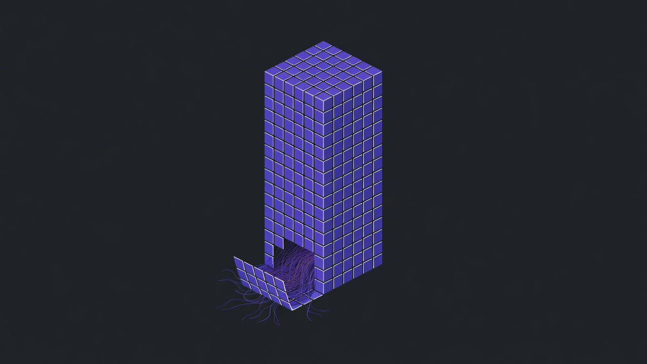 Abstract illustration accompanying Where Your AI Got Its Training Data Is Now Your Problem