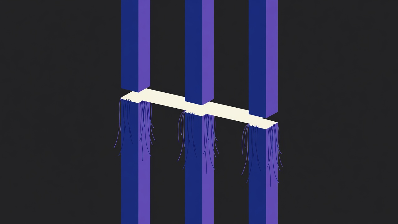Abstract illustration accompanying The afternoon three AI services went quiet at once