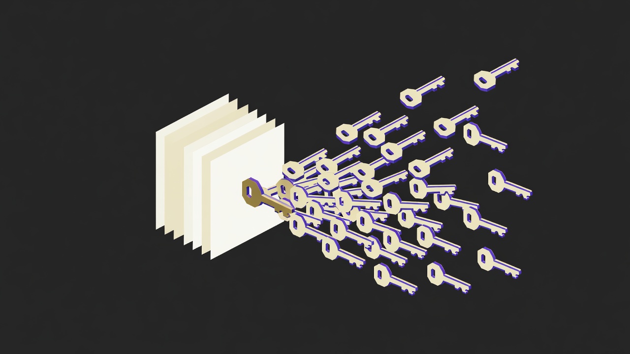 Abstract illustration accompanying Your AI Account Is Now Worth Stealing