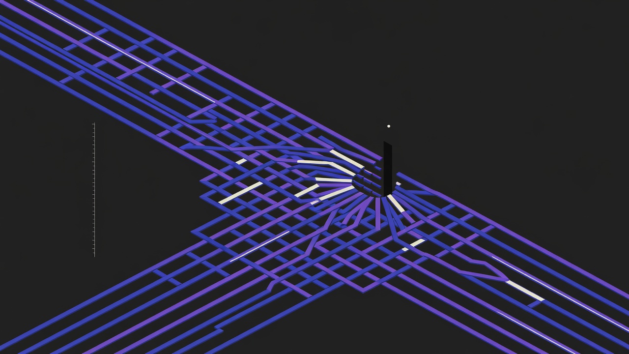 Abstract illustration accompanying The cheap end of AI got cheaper — and noisier