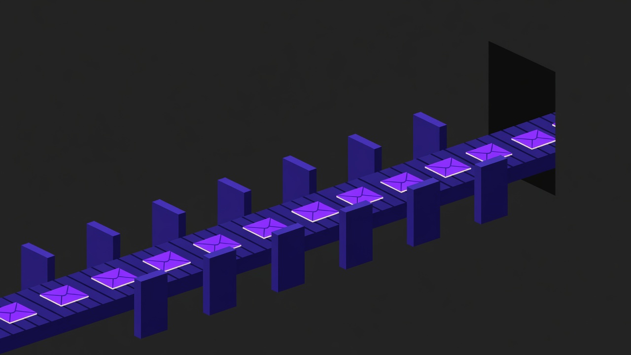 Abstract illustration accompanying When AI stops drafting and starts acting, who checks the work?