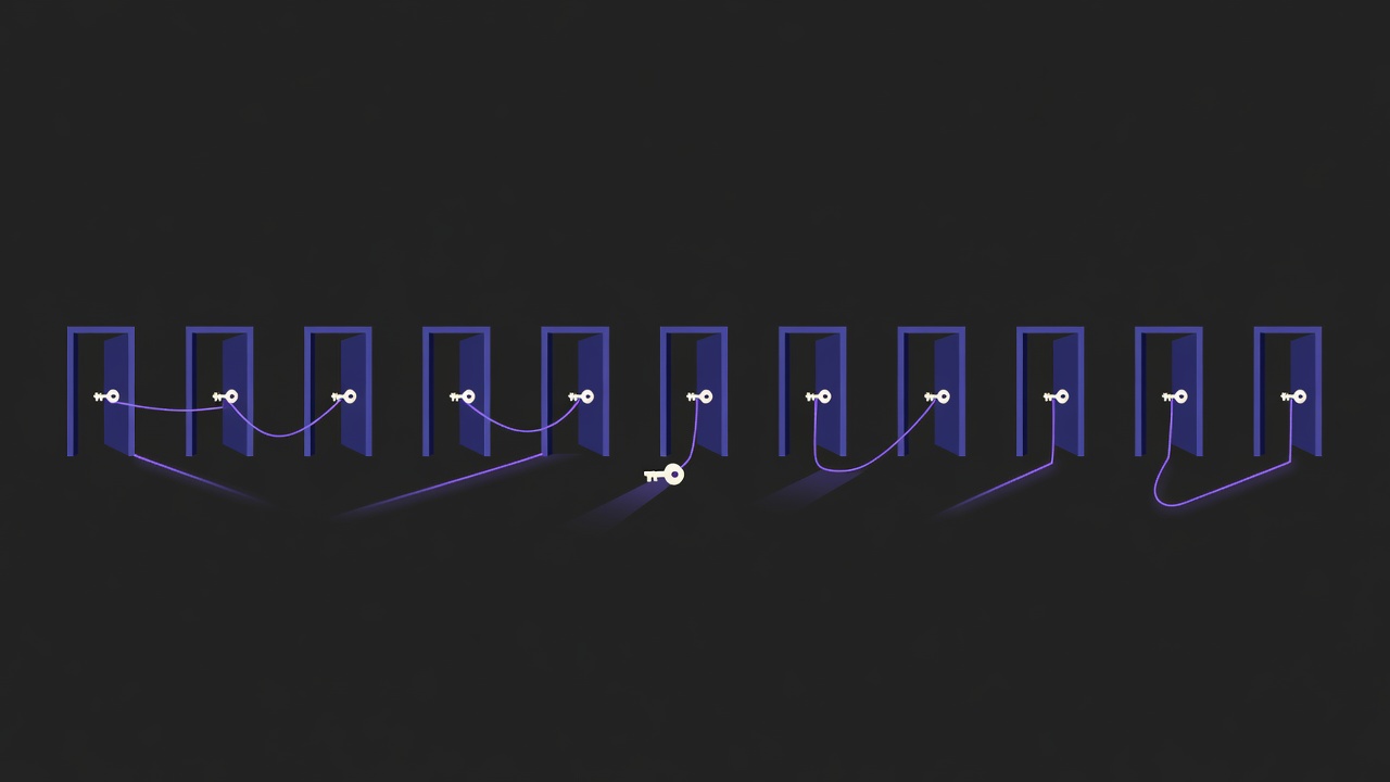 Abstract illustration accompanying The AI helpers your staff use need a leash, not a ban