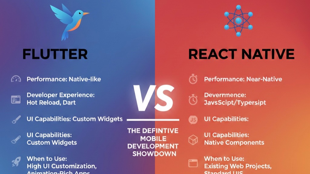 Flutter vs React Native: The Definitive Mobile Development Showdown